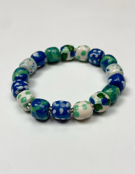 'Barrier Reef (White)' Ajabu Bracelet