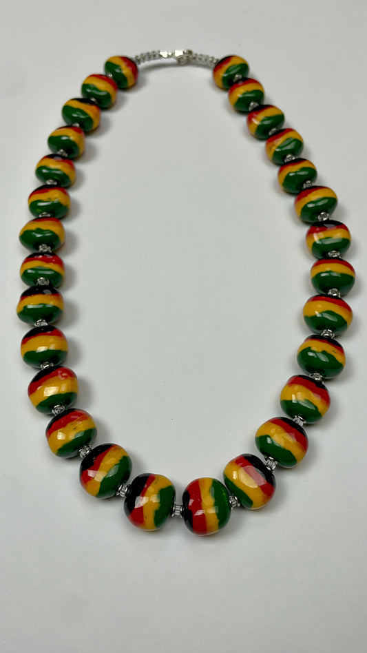 'Rasta' 18 in Ajabu Necklace