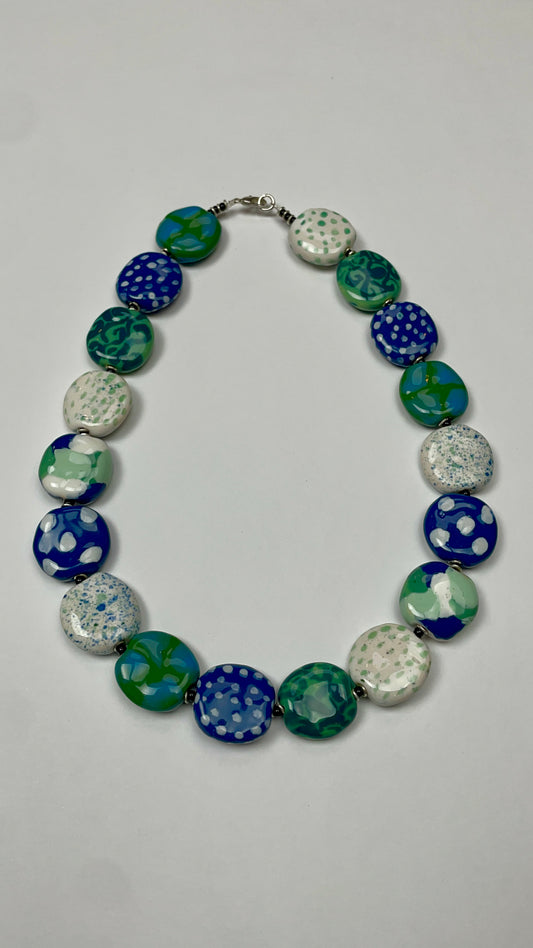 'Barrier Reef (White)' 18in Ajabu Necklace
